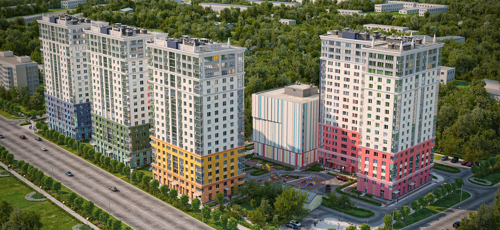 жк премиум галактика вид сверху